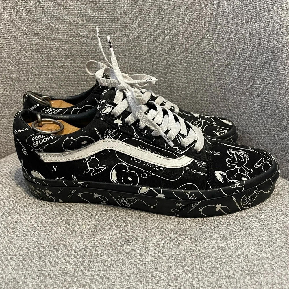 VANS- 2017 Vans Peanuts x Old Skool 'Snoopy' unisex men’s 7/ woman’s 9.5 - Picture 3 of 7